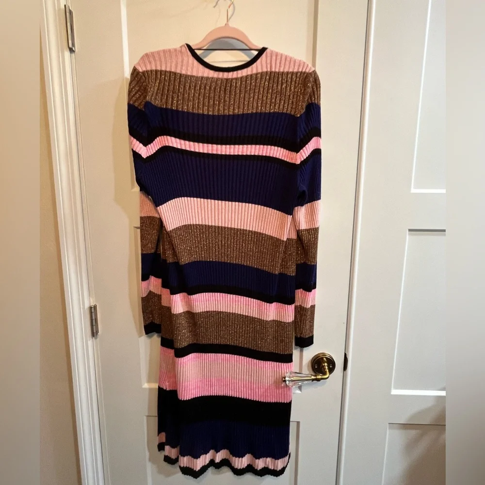 INC International Concepts Glittery Striped Cardigan - Picture 3 of 6